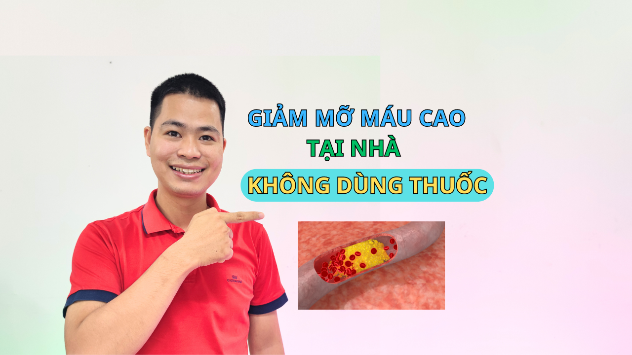 Cách giảm mỡ máu cao tại nhà không dùng thuốc